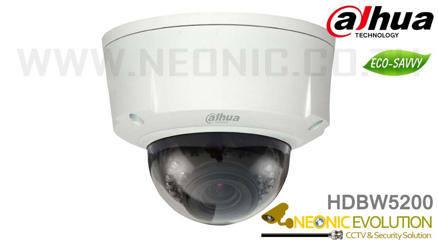 HDBW5200 Dahua Dome IP IK10 IR20m 2M